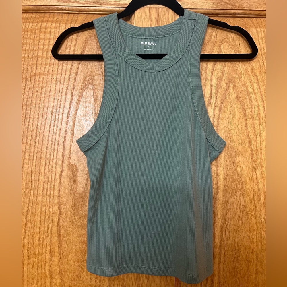 Green Old Navy Crop Top